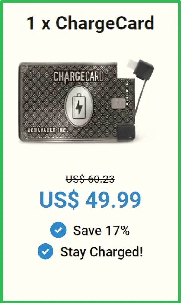 ChargeCard Package 1