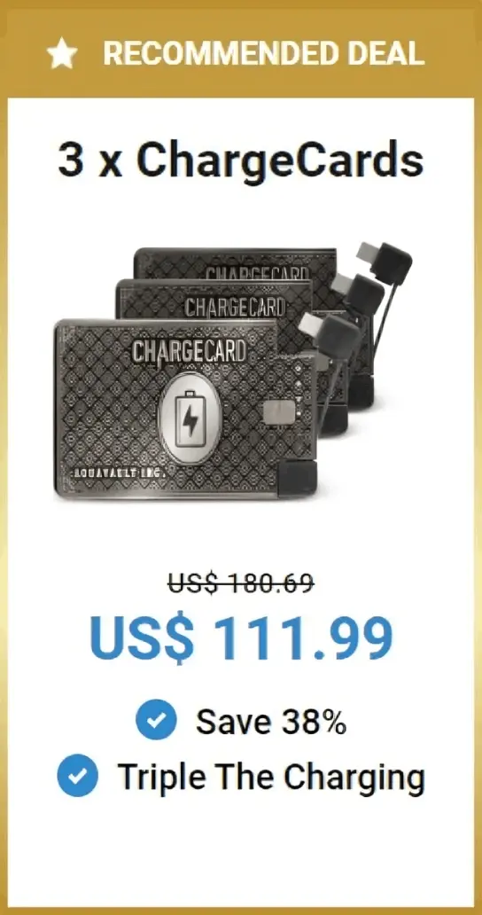 ChargeCard Package 2