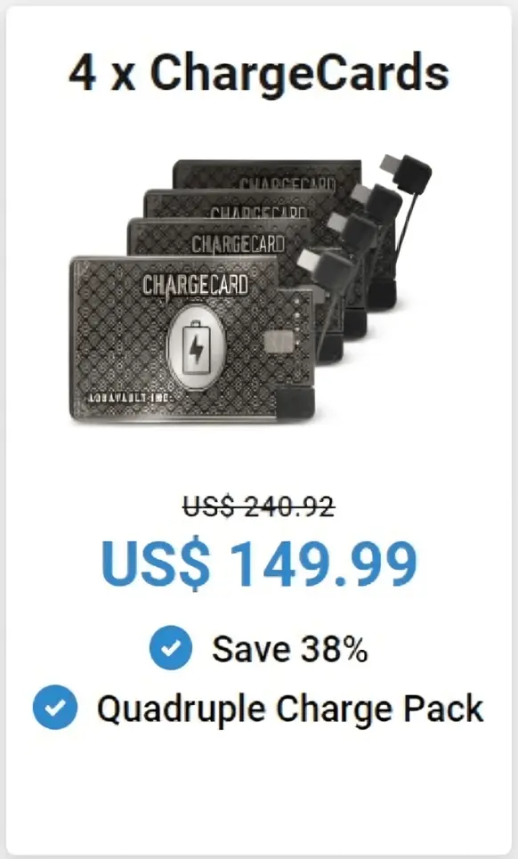 ChargeCard Package 3